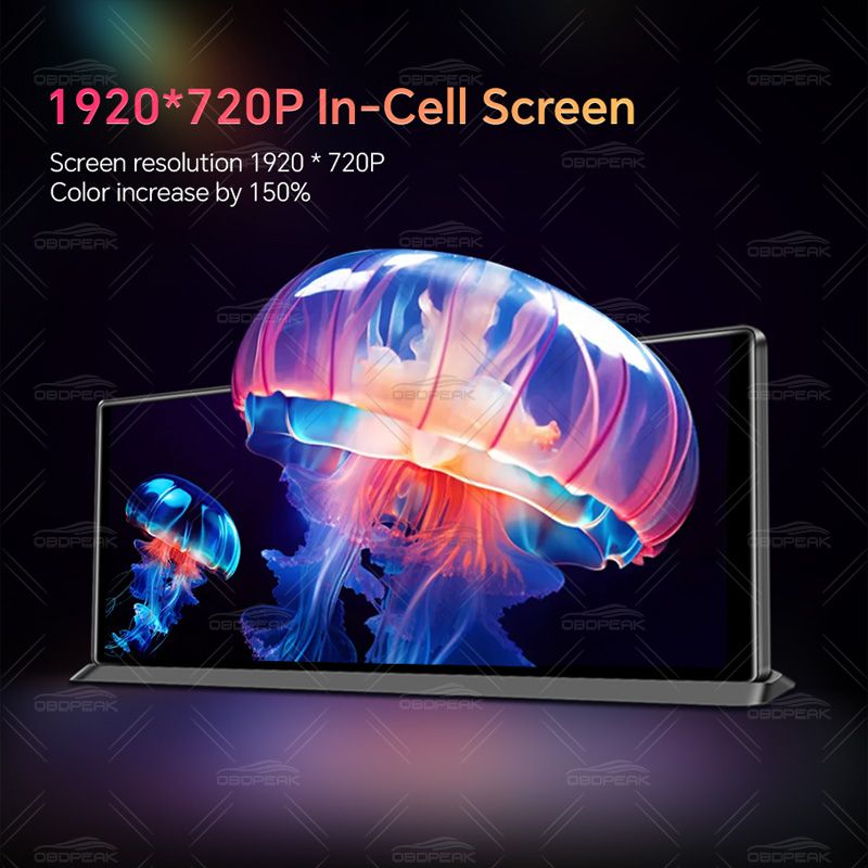 K2 프로 차량용 DVR 4K 카메라 무선 카플레이, 안드로이드 자동 Ai 스크린 대시 캠, 듀얼 렌즈 비디오 녹음기, GPS 네비게이션 대시 보드, 11.3 인치 상품 이미지 4