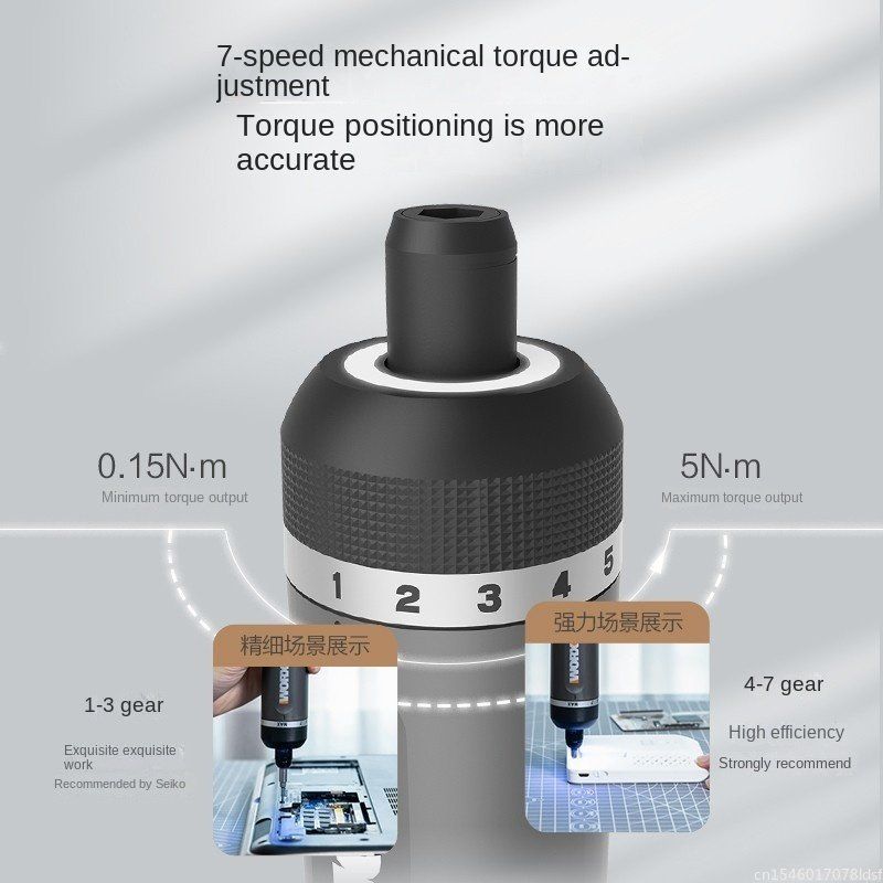 Worx 4V 미니 전기 스크루 드라이버 세트 WX242 WX241 WX240 스마트 무선 전기 스크루 드라이버 USB 충전식 핸드 드릴 도구 상품 이미지 2