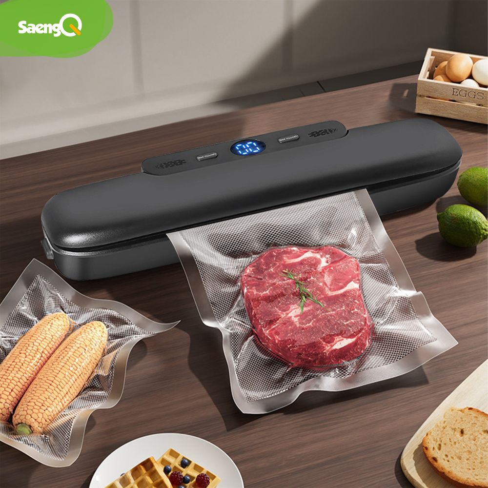 SaengQ 진공 포장기 식품 진공 실러, 10 개 무료 포함, 진공 백, 가정용 진공 식품 밀봉 상품 이미지 1